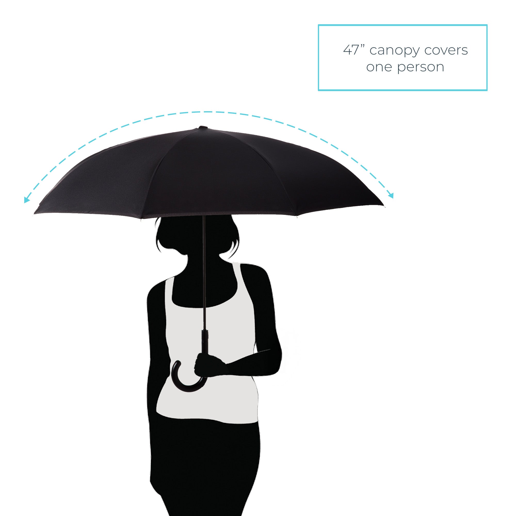 Stick Reverse-Close Umbrella with Under-Canopy Print - Image 12