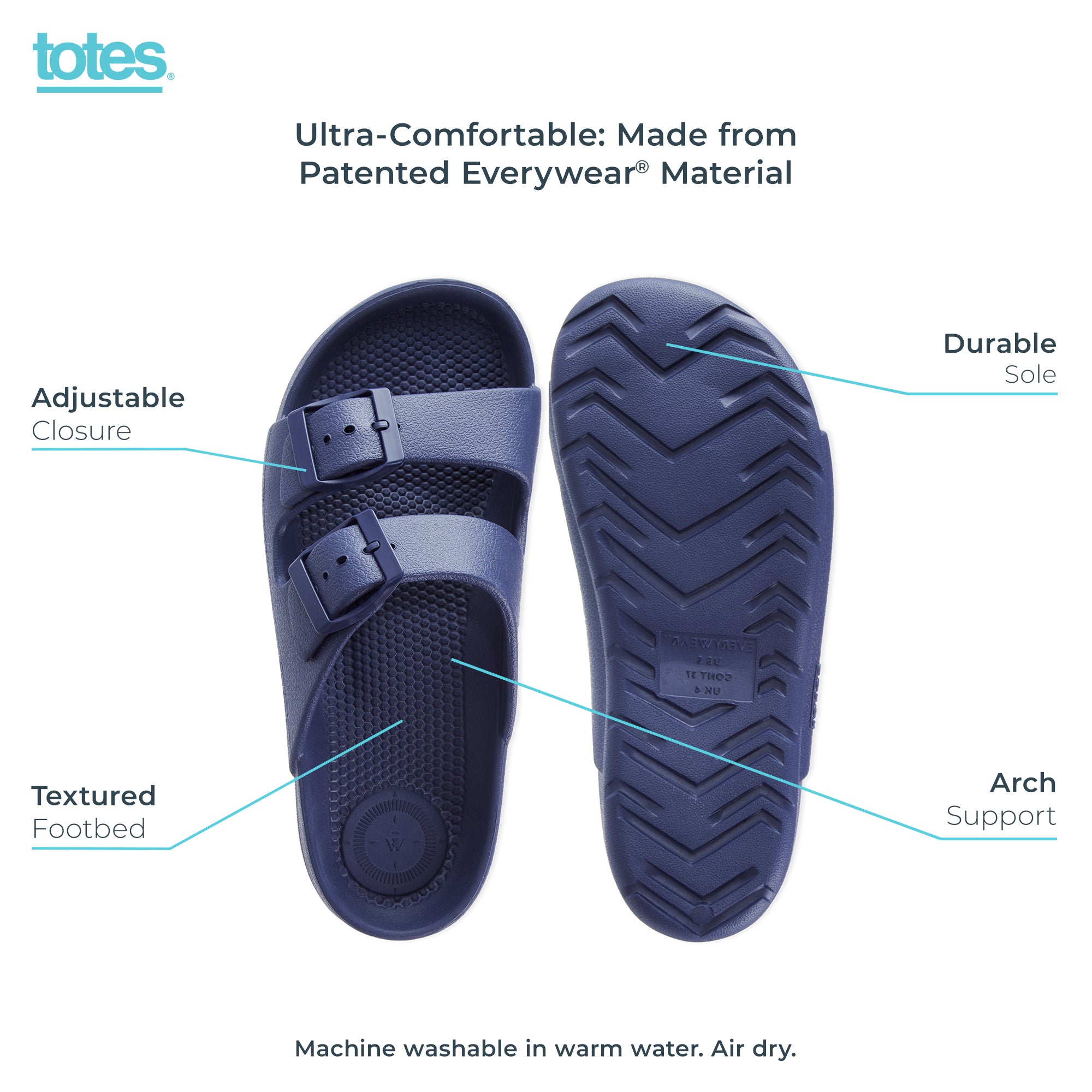 Women's Adjustable Double Buckle Slide - Image 14