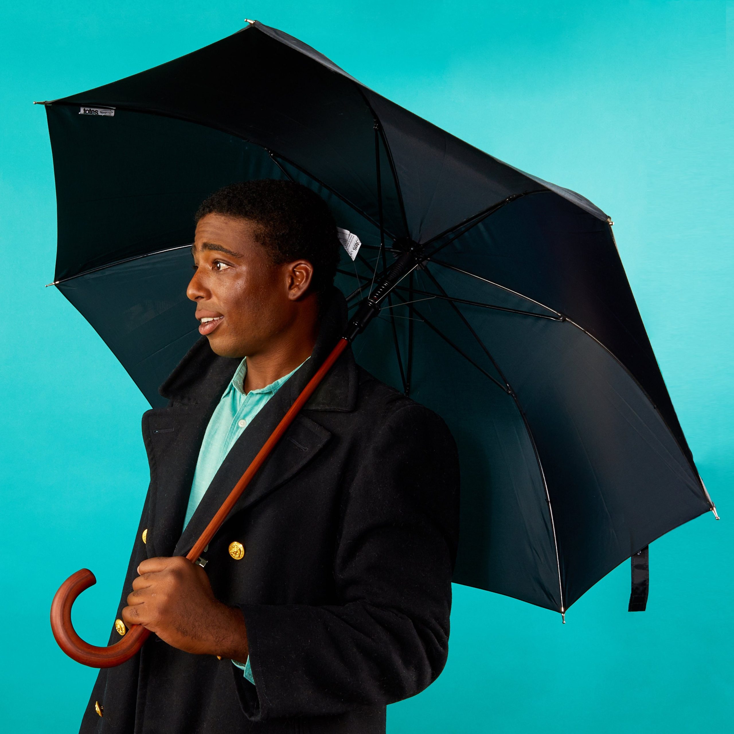 Classic Solid Wood Stick Umbrella - Image 18
