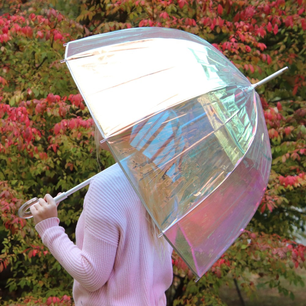 Clear Bubble Umbrella with Clear Acrylic Handle - Image 12
