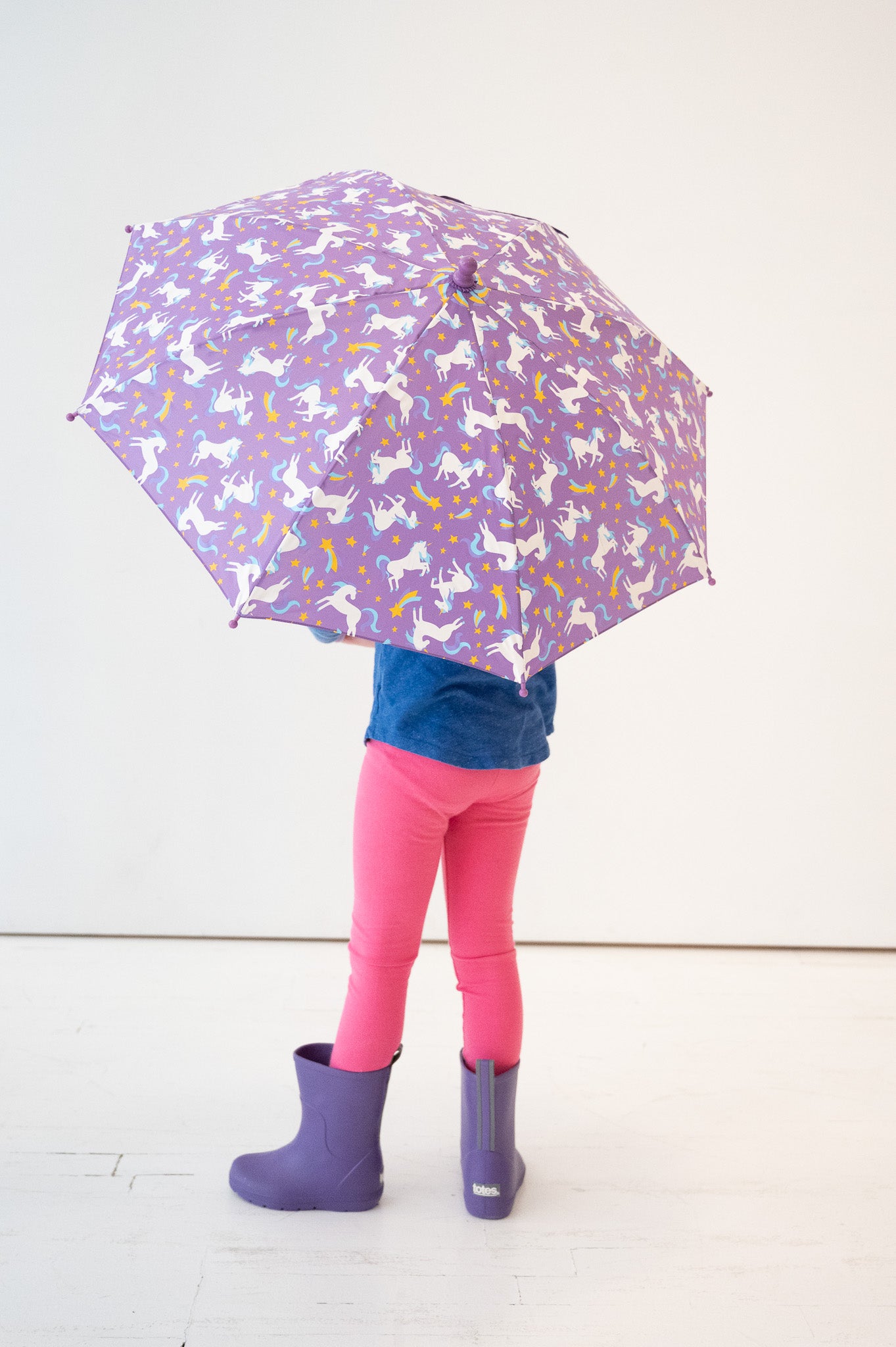 Kid's Rain-Activated Color Changing Umbrella - Image 6