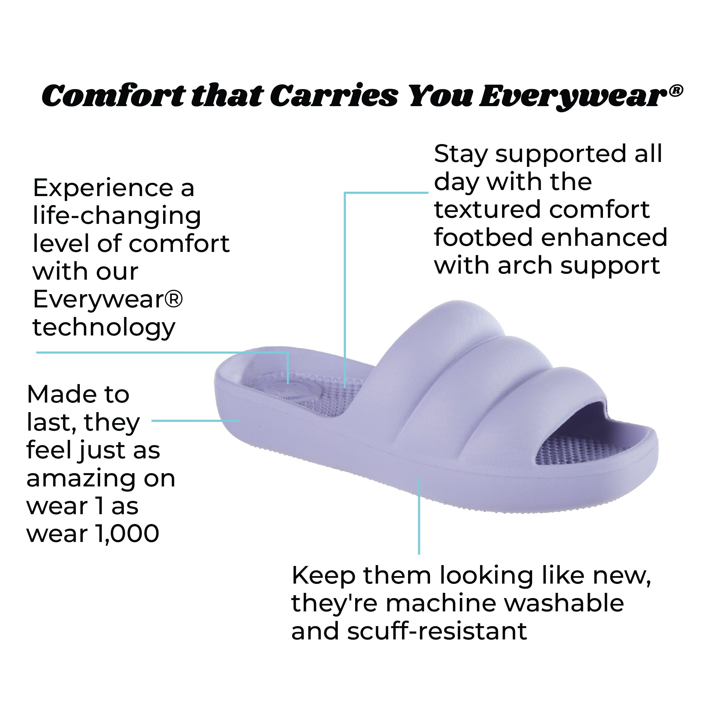 Women's Puffy Platform Slide - Image 22