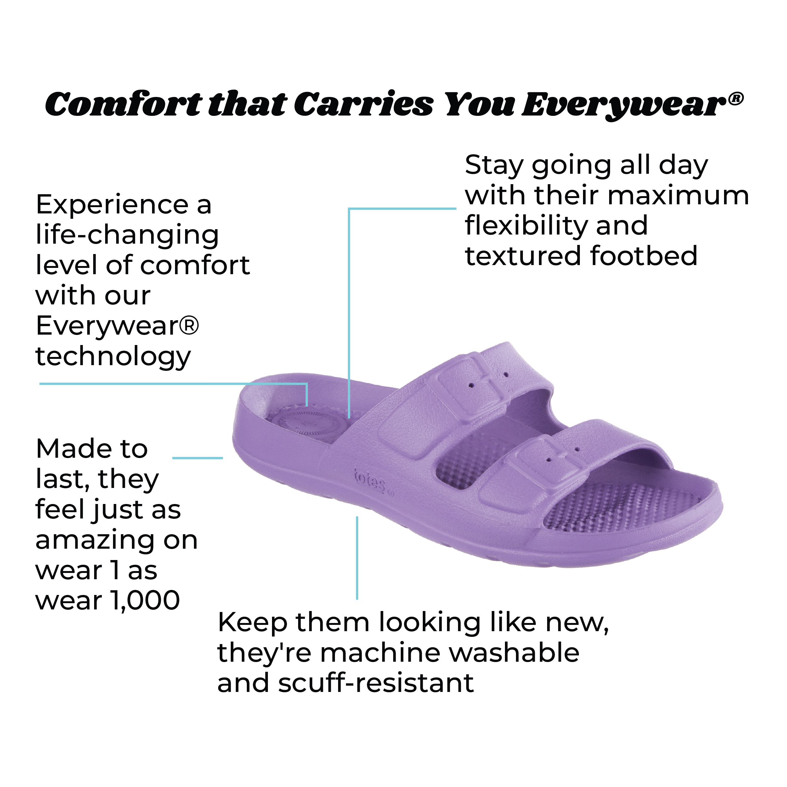 Kid's Double Buckle Slide - Image 14