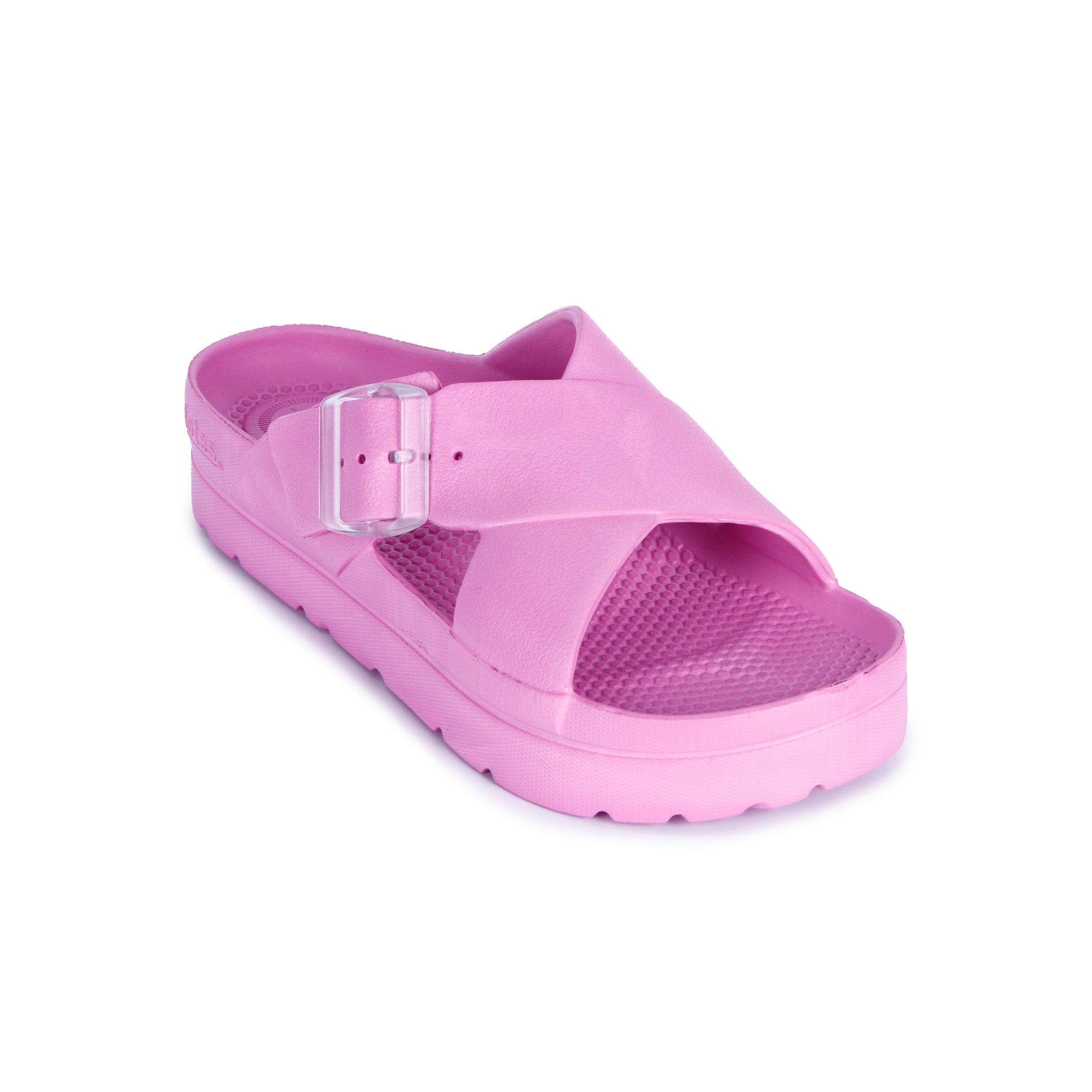 Womens Cross Buckle Slide - Image 7