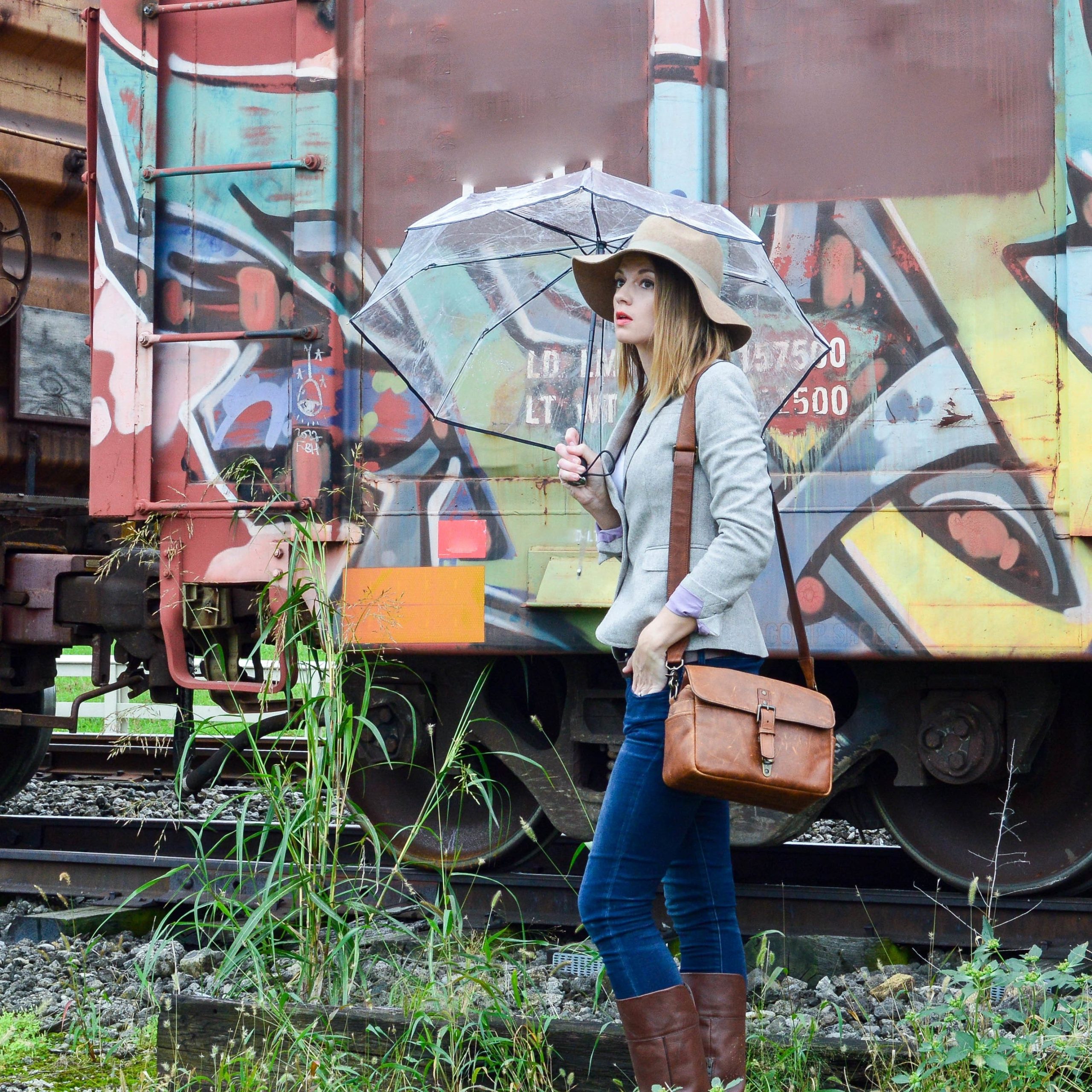 Ultra Clear Folding Umbrella - Image 12